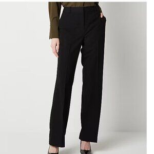 Worthington Black Modern Fit Trouser Leg Pants Size 14W New With Tags